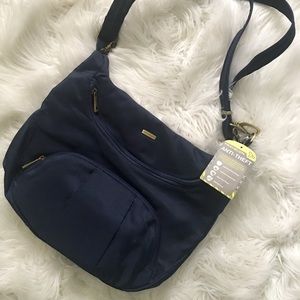 NWT traveling Navy Blue Purse